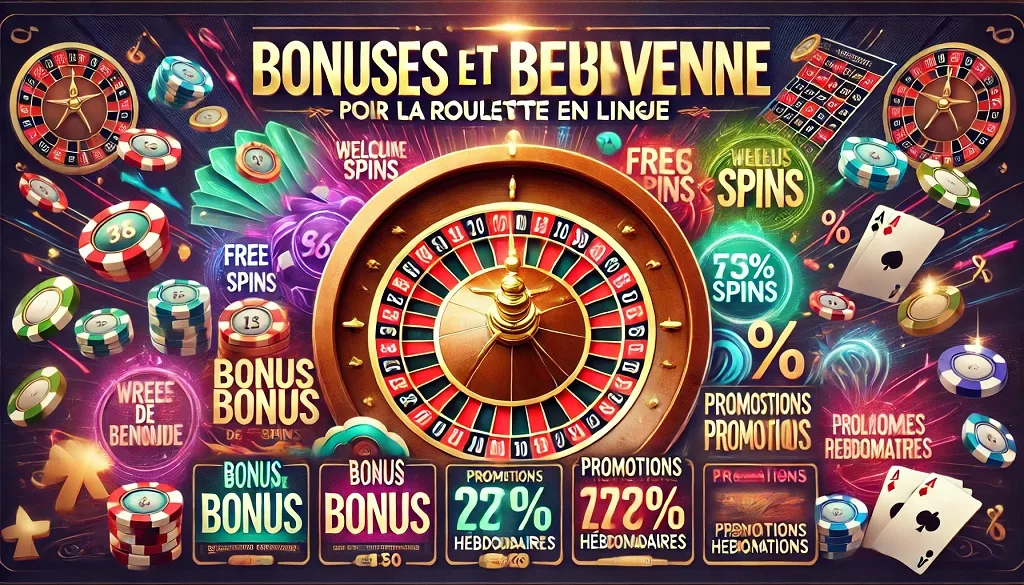 Bonus et promotions pour la roulette en ligne