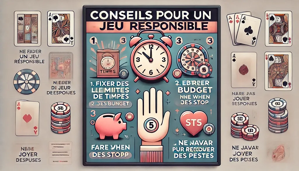 Conseils pour un jeu responsable