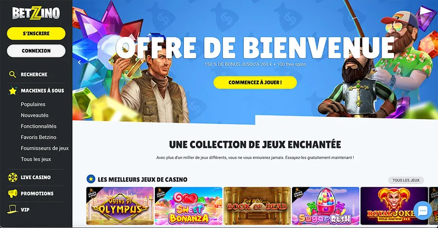 Guide du Casino Betzino