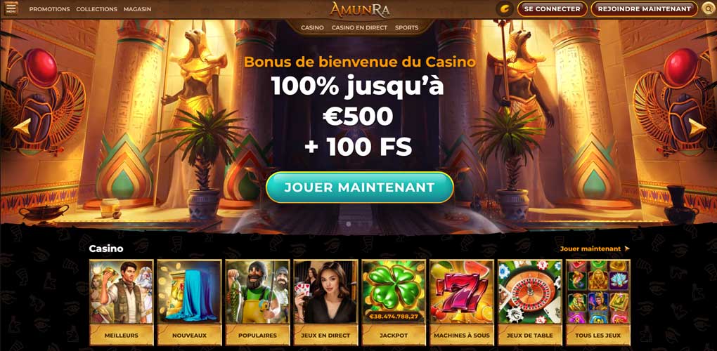 jeux de casino amunra