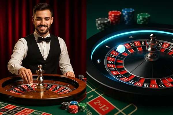 Table de roulette réaliste