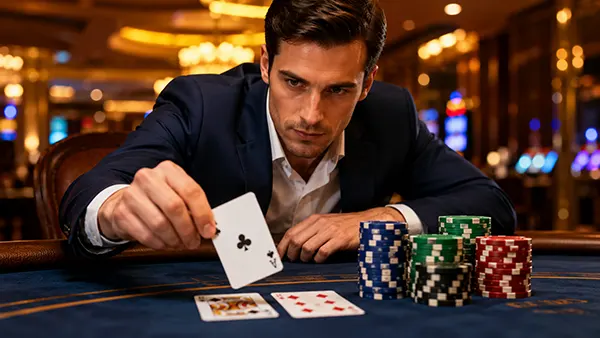 Casino blackjack table